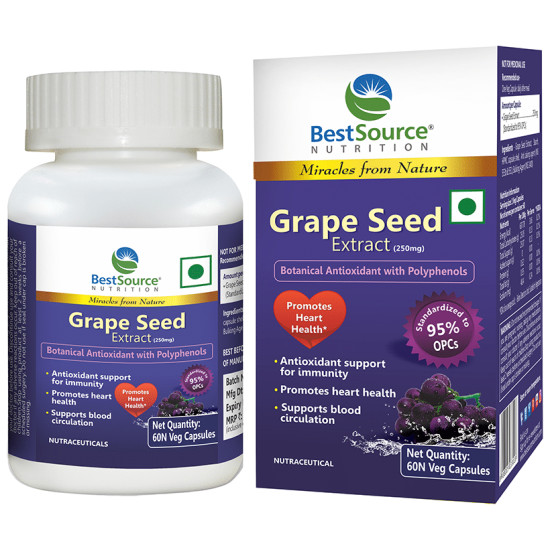 BestSource Nutrition Grape Seed Extract 250mg Capsule image