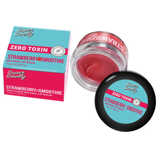 Super Smelly Strawberry Smoothie Zero Toxin Natural Lip Balm image