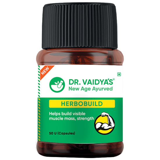 Dr. Vaidya's Herbobuild Capsule (50 Each) image