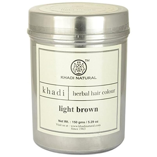 Khadi Naturals Ayurvedic Henna Colour Light Brown image