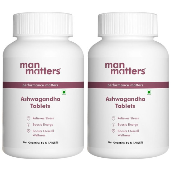 Man Matters Ashwagandha Tablet (60 Each) image