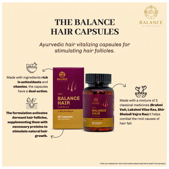 Balance Ayurveda The Balance Hair Capsule image