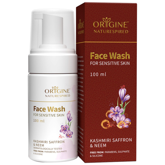 Origine Naturespired Face Wash Kashmiri Saffron & Neem for Senstive Skin image