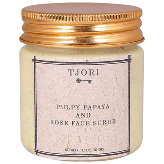 Tjori Pulpy Papaya and Rose Facial Scrub image