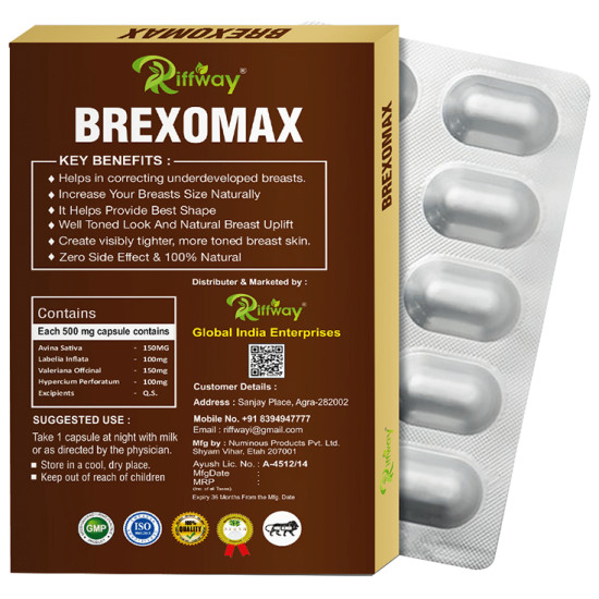 Riffway Brexomax Natural Breast Shape Up Capsule image