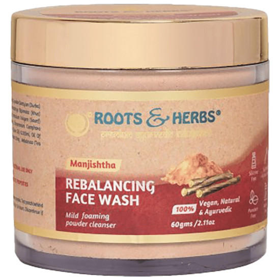 Roots and Herbs Manjistha Rebalancing Face Wash image