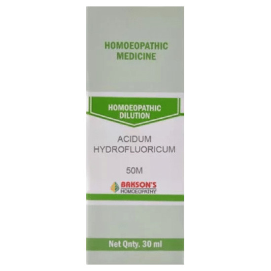 Bakson's Acidum Hydrofluoricum Dilution 50M image