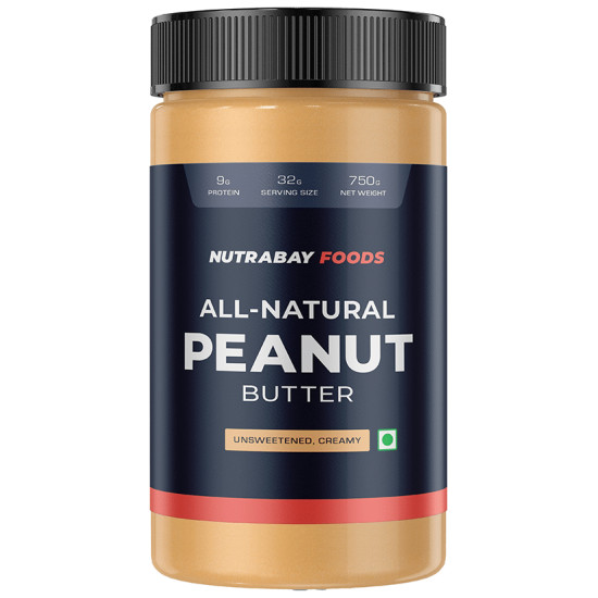 Nutrabay Foods All-Natural Peanut Butter Unsweetened Creamy image