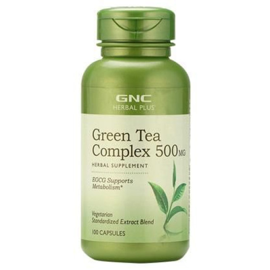 GNC Herbal Plus Green Tea Complex 500mg Capsule image