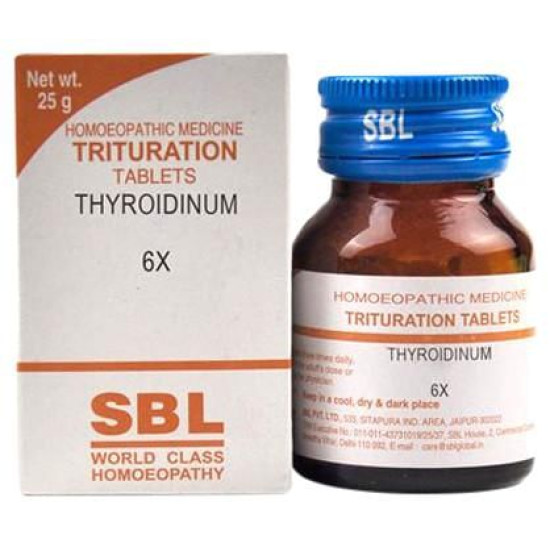 SBL Thyroidinum Trituration Tablet 6X image