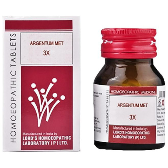 Lord's Argentum Met Trituration Tablet 3X image