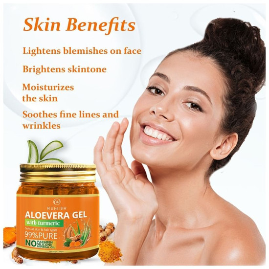 Newish Aloevera Gel with Turmeric image