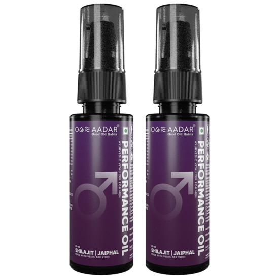 Aadar Performance Oil Ayurvedic Vitalizer for Men (30ml Each) image