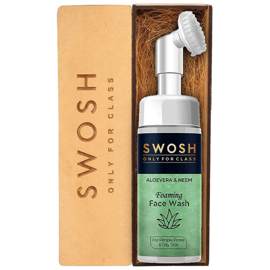 Swosh Foaming Face Wash Aloevera & Neem image