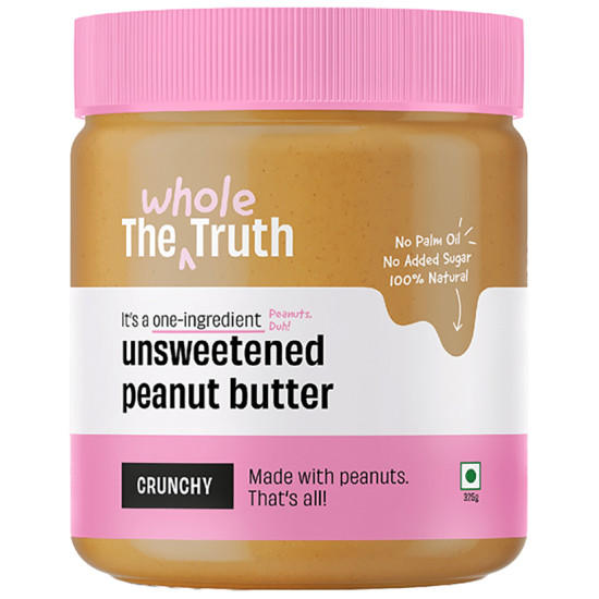 The Whole Truth Unsweetened Peanut Butter Crunchy image