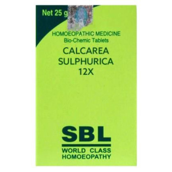 SBL Calcarea Sulphurica Biochemic Tablet 12X image