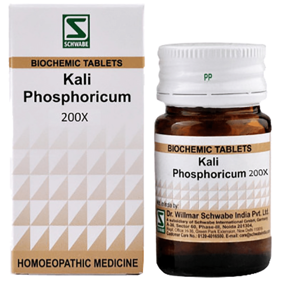 Dr Willmar Schwabe India Kali Phosphoricum Biochemic Tablet 200X image