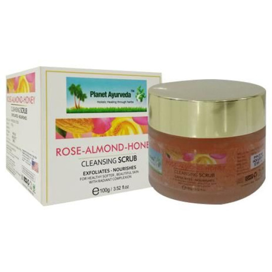 Planet Ayurveda Rose Almond Honey Cleansing Scrub image