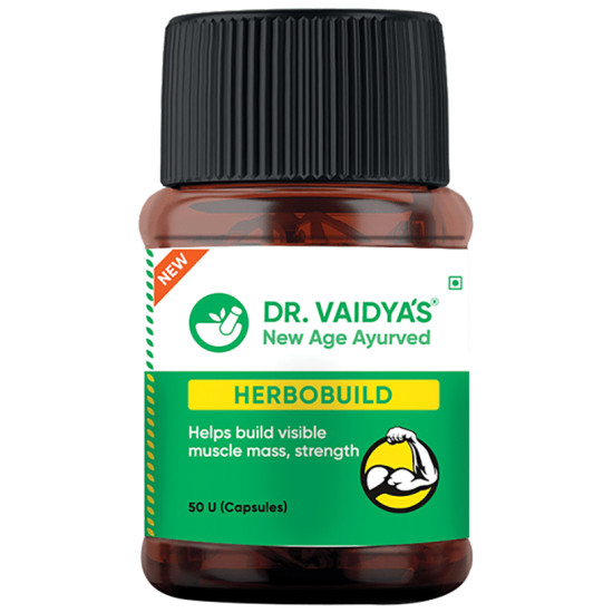 Dr. Vaidya's Herbobuild Capsule (50 Each) image