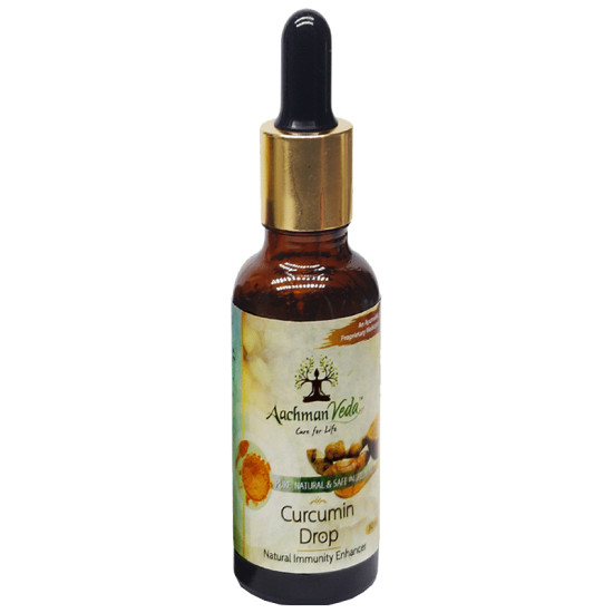 Aachman Veda Curcumin Drop Natural Immunity Enhancer (30ml Each) image