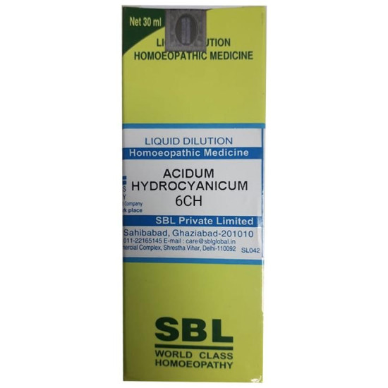 SBL Acidum Hydrocyanicum Dilution 6 CH image