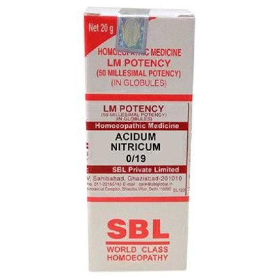 SBL Acidum Nitricum 0/19 LM image