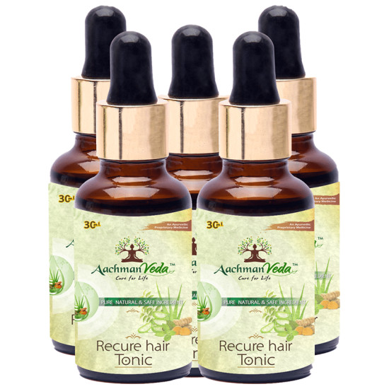 Aachman Veda Recure Hair Tonic (30ml Each) image