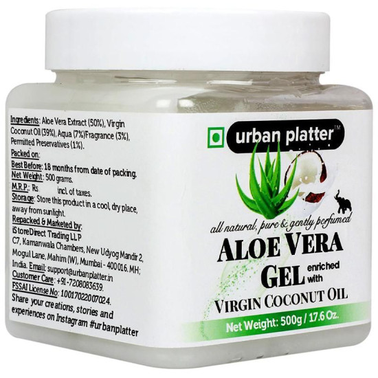 Urban Platter Aloe Vera Gel Enriched with Virgin Coconut Oil image