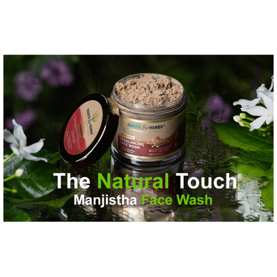 Roots and Herbs Manjistha Rebalancing Face Wash image