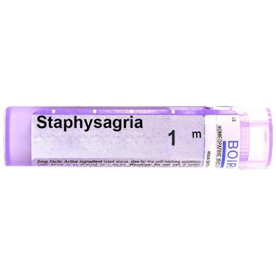 Boiron Staphysagria Single Dose Approx 200 Microgranules 1000 CH image