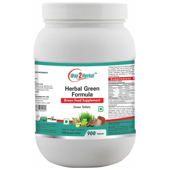 Way2Herbal Herbal Green Formula Tablet image