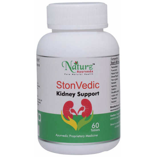 Naturz Ayurveda Stonevedic Kidney Support Tablet image