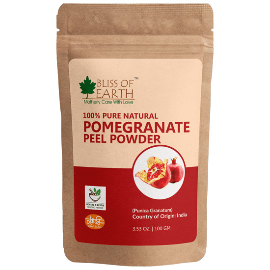 Bliss of Earth 100% Pure Natural Pomegranate Peel Powder image