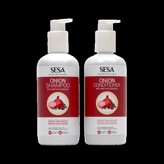 Sesa Combo Pack of Onion Shampoo & Onion Conditioner (300ml Each) image