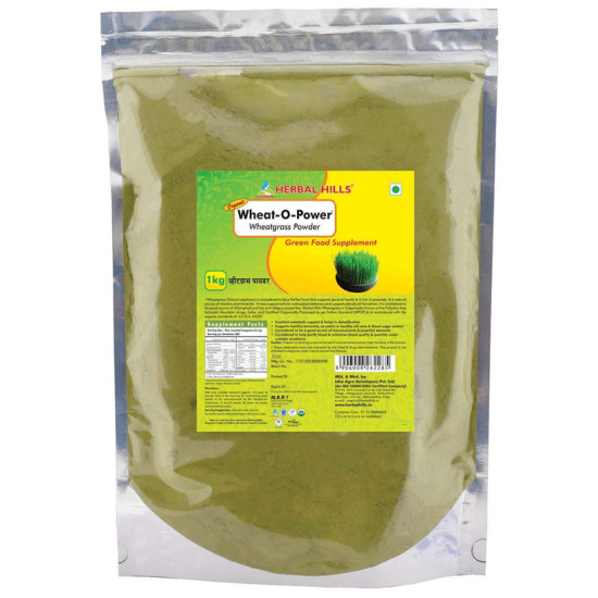 Herbal Hills Wheat-O-Power Wheatgrass Powder Value Pack image