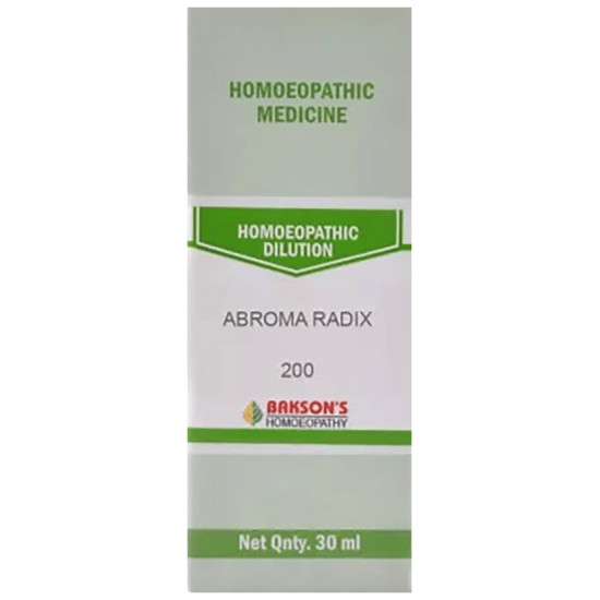 Bakson's Abroma Radix Dilution 200 image