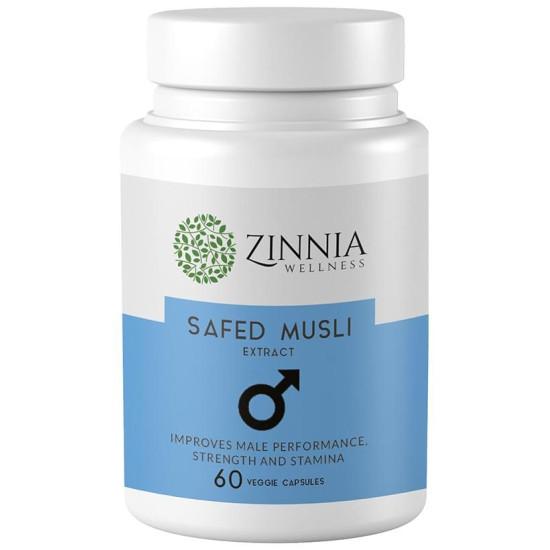 Zinnia Wellness Safed Musli Extract Veggie Capsule image