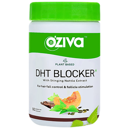 Oziva Plant Based DHT Blocker Vegetarian Capsule image