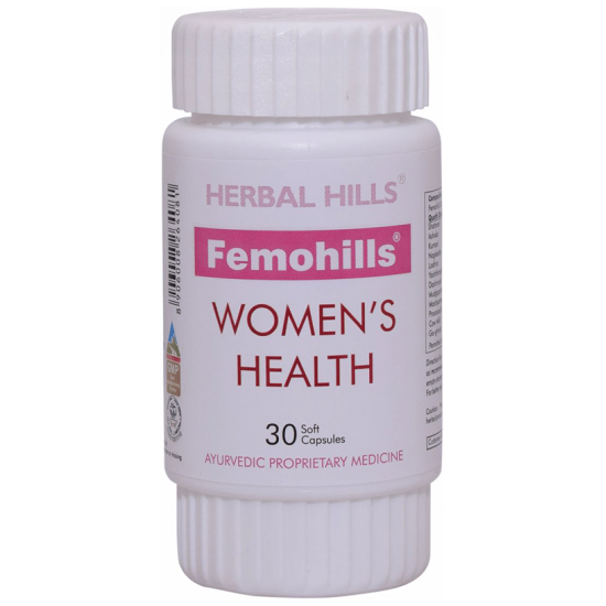 Herbal Hills Femohills Women's Health Softgel Capsules image