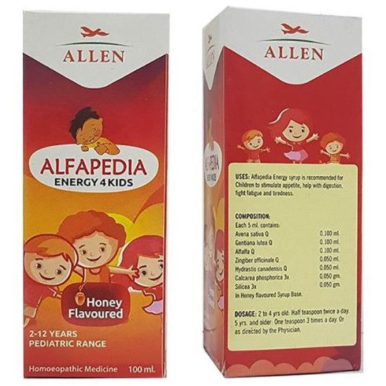 Allen Alfapedia Energy 4 Kids Syrup image