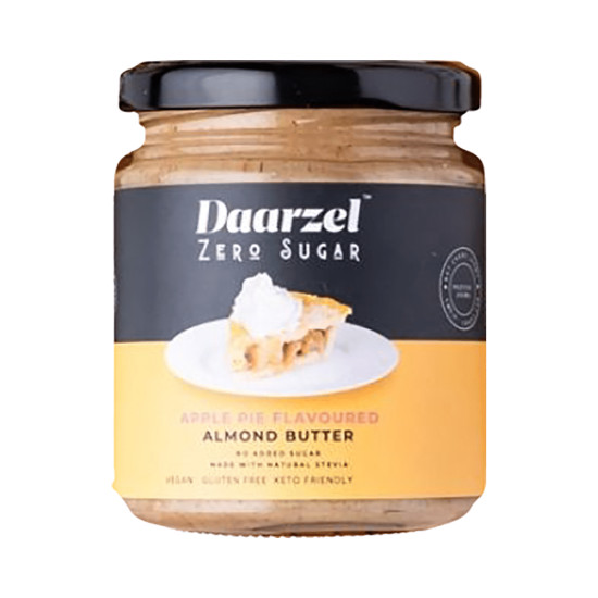 Daarzel Combo Pack of Zero Sugar Apple Pie Flavoured Almond Butter & Blueberry Cinnamon Flavoured Almond Butter (200gm Each) image