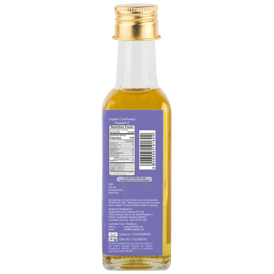 Praakritik Cold Pressed Organic Flaxseed Oil image