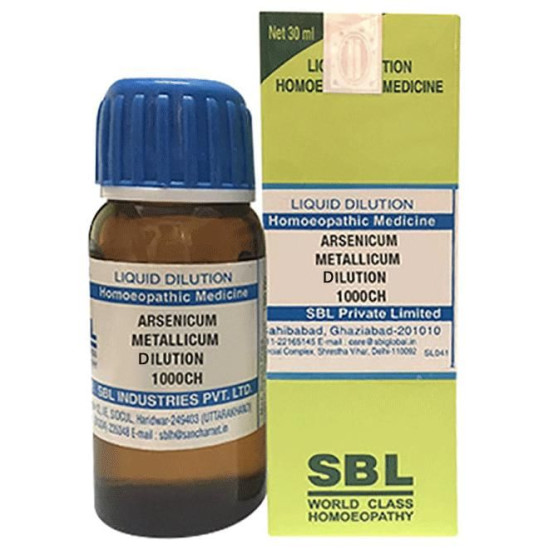 SBL Arsenicum Metallicum Dilution 1000 CH image