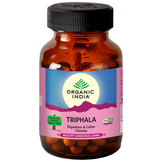 Organic India Triphala Veg Capsule image