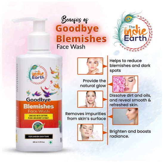 The Indie Earth Goodbye Blemishes Face Wash image