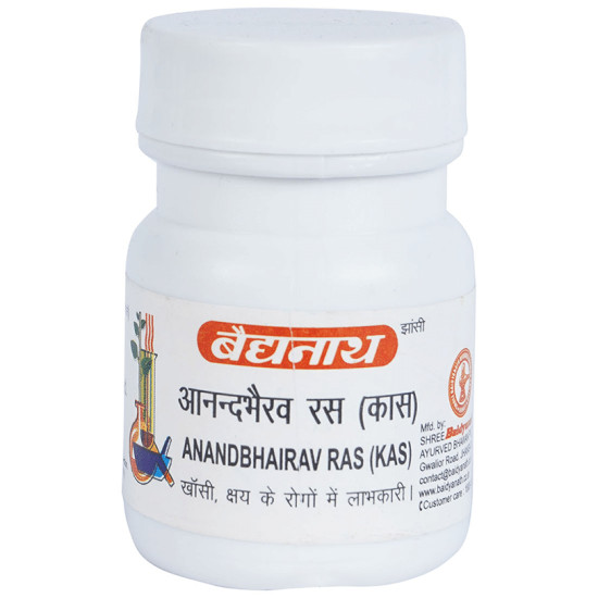 Baidyanath (Jhansi) Anand Bhairav Ras (Kas) Tablet image