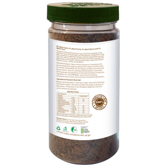 Natureland Organics Roasted Flaxseed image