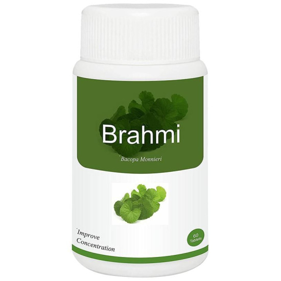 Herb Essential Brahmi (Bacopa Monnieri) 500mg Tablet image