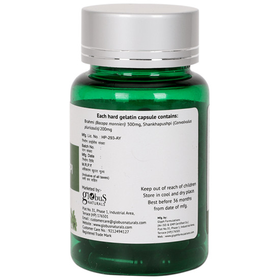 Globus Naturals Brahmi & Shankhpushpi Capsule image