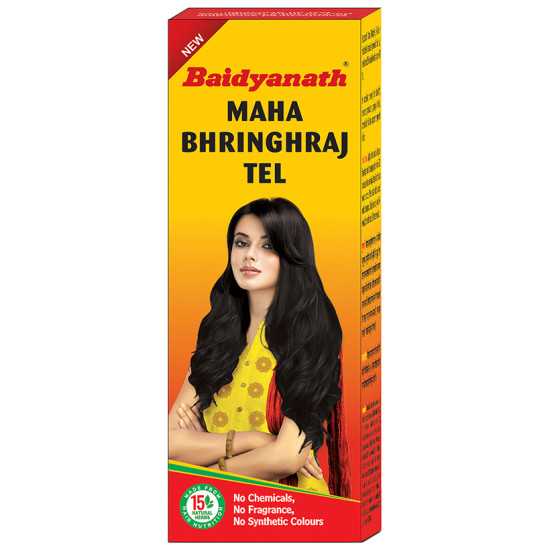 Baidyanath Mahabhringraj Tel Ayurvedic Hair Oil for Hair Growth image